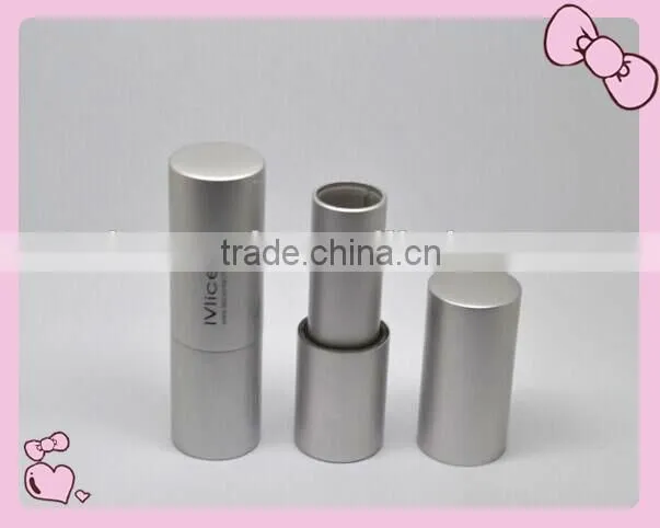 best selling metal lip balm container,magnet aluminum lipstick