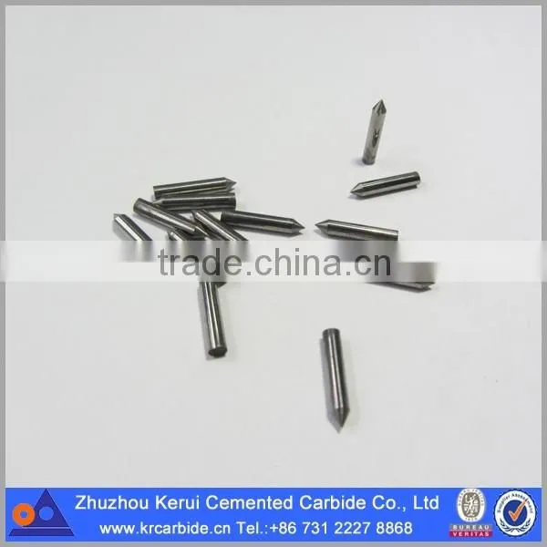 Diameter 2mm ground carbide rods YL10.2 with a 60 degree cutting angle customized from Zhuzhou Kerui