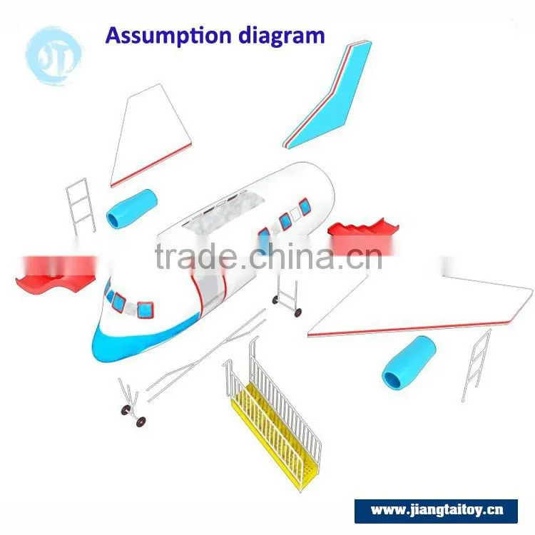 Cost-effective most popular hot selling airplane style children outdoor playground equipment