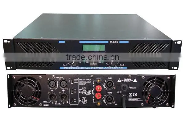 Professional LCD Power Audio Amplifier X-600
