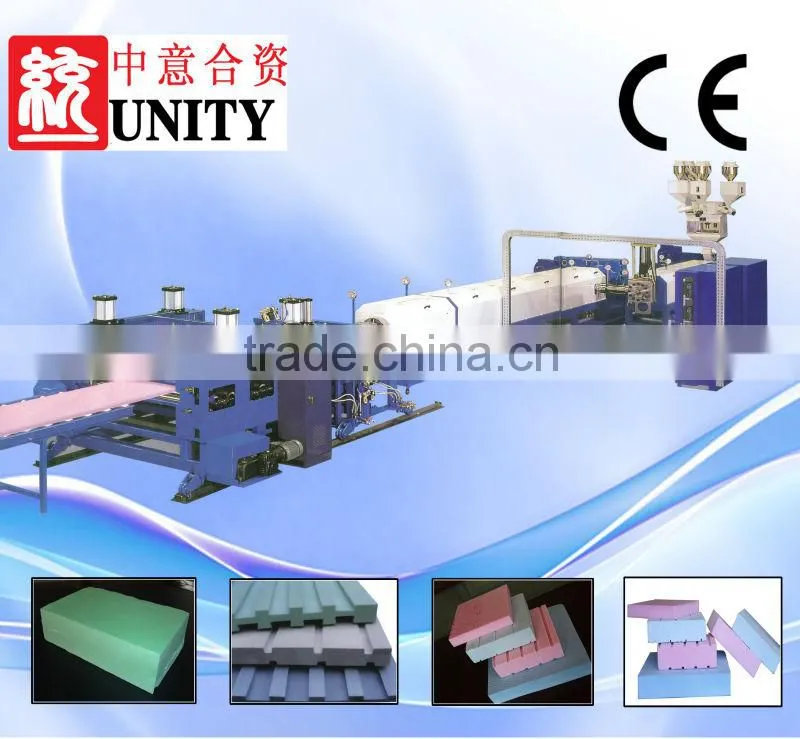 XPS/PVC foamed board plastic machine