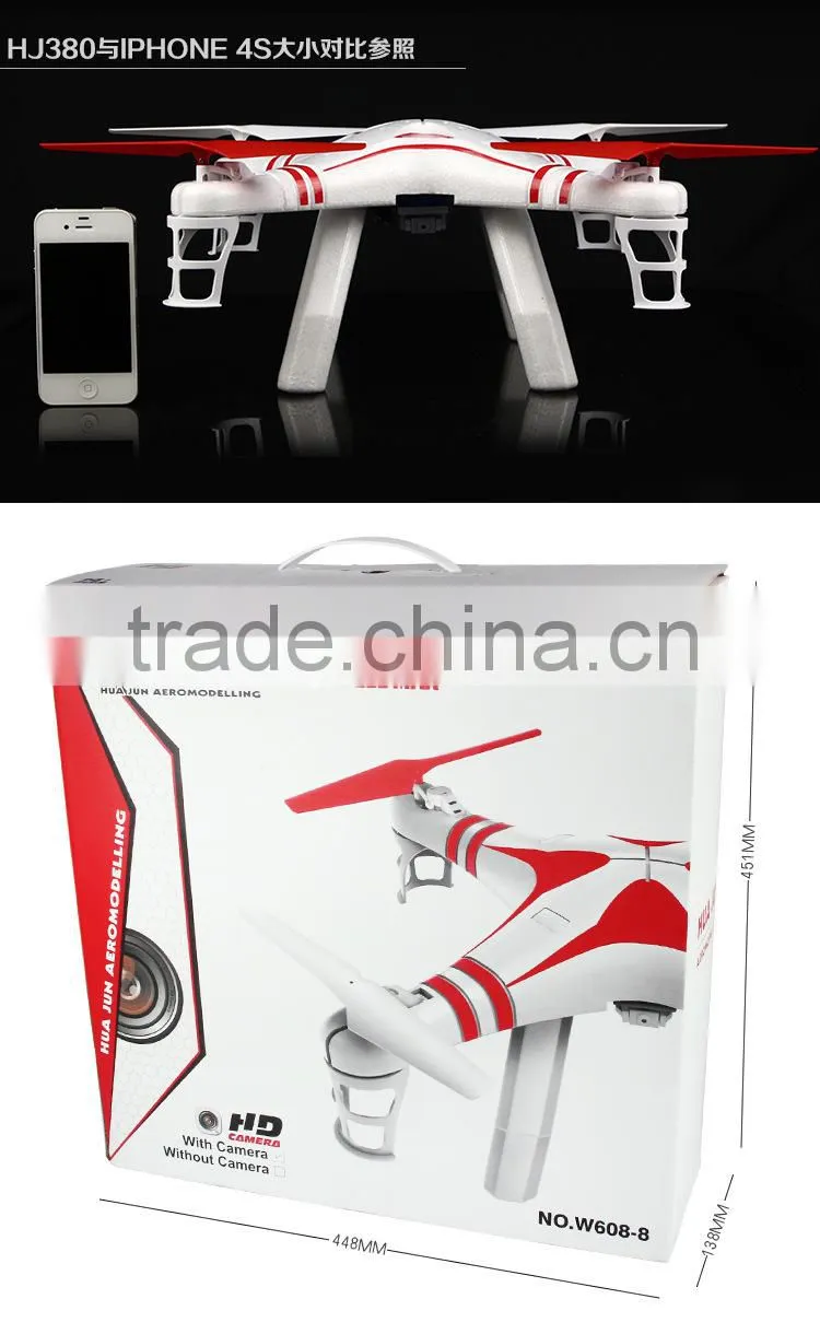 2014 new product HJ380 2.4G 4.5Channal rc Quadcopter parrot drone 2/5 megapixels HD camera Professional photography Drone