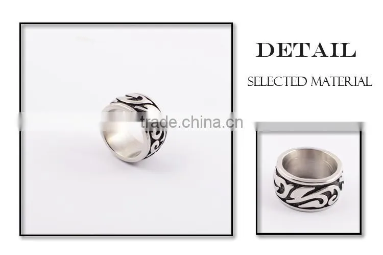 Fashion jewellery silver ring for men cool rings jewelry