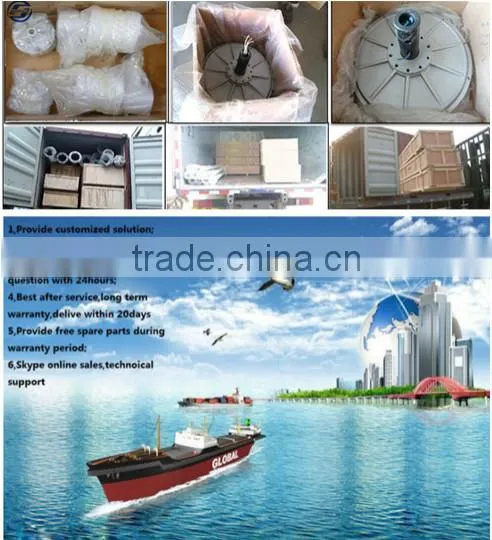 2015 300W-600W dynamo 12V, homemade permanent magnet vertical axis wind turbine-generators for price