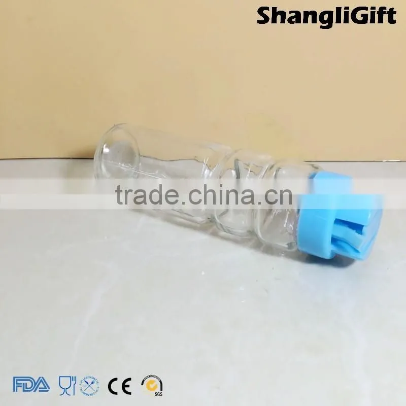 5oz Glass Spice Bottles With Plastic Cap Round Glass Cup
