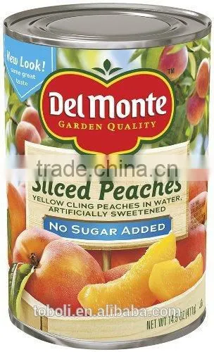 canned yellow peach slices