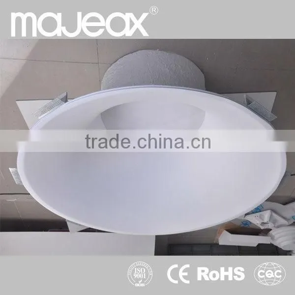 Gypsum Plaster Gesso And Glass Fabre ceiling downlight recessed