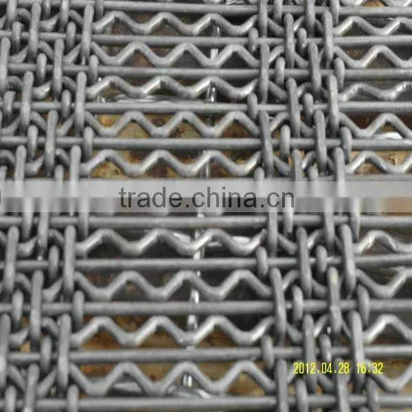 hook with steel reinforced mine mesh screen