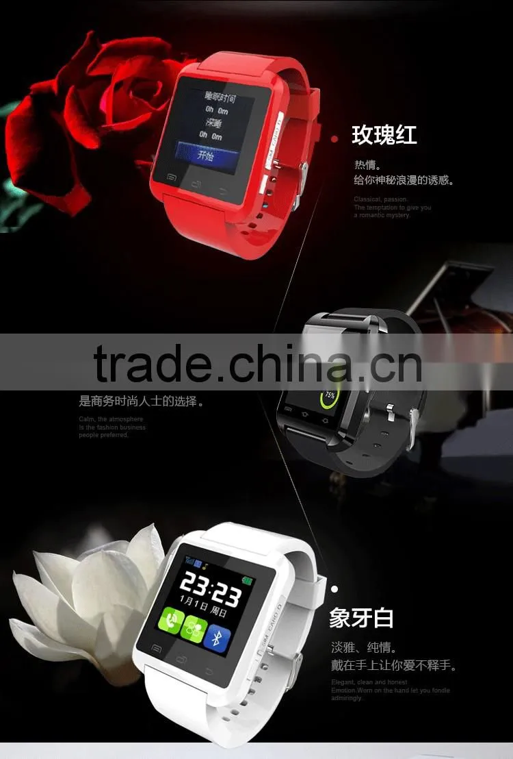 Hot Selling Android Smart Watch Phone U8 GSM Smart Watch Phone 1.5" Touch Sceen and SIM Card Slot