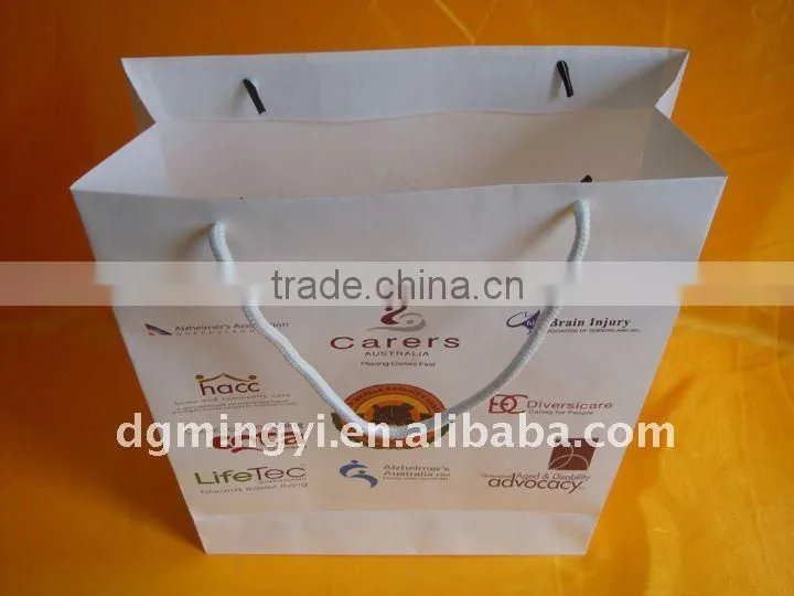 Recycle packaging bag, thin door gift paper bag