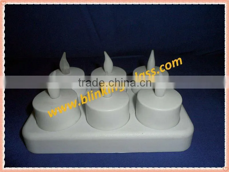Led Rechargeable candle - 6pcs/set