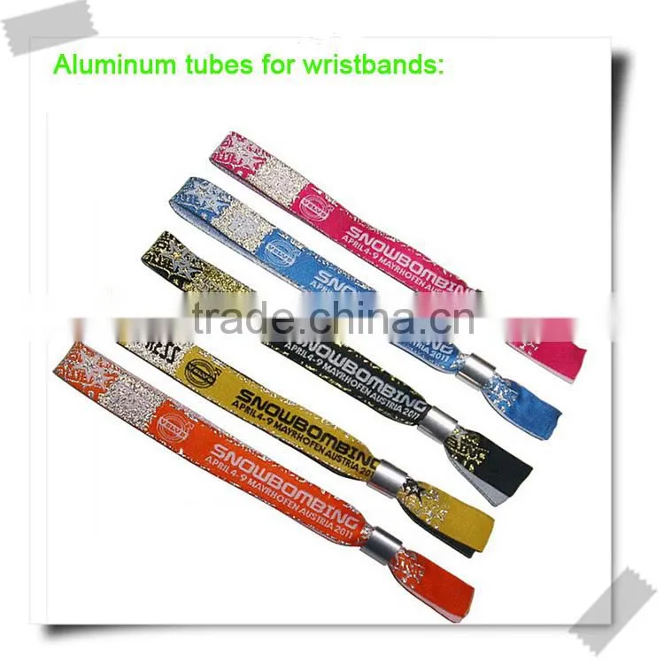 Fashion personalized woven fabric bracelets/music festival fabric wristband woven bracelet