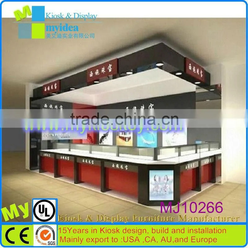 Myidea jewelry and watch mall kiosk combined kiosk for sale
