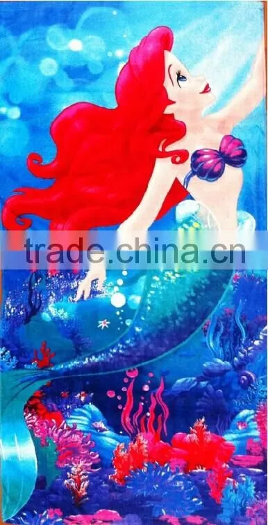 100% cotton reactive printed beach towel stock lots