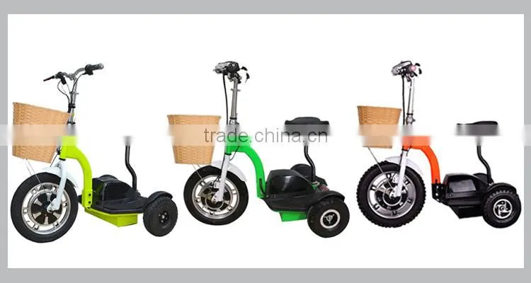500w folding three wheel electric scooter for adult