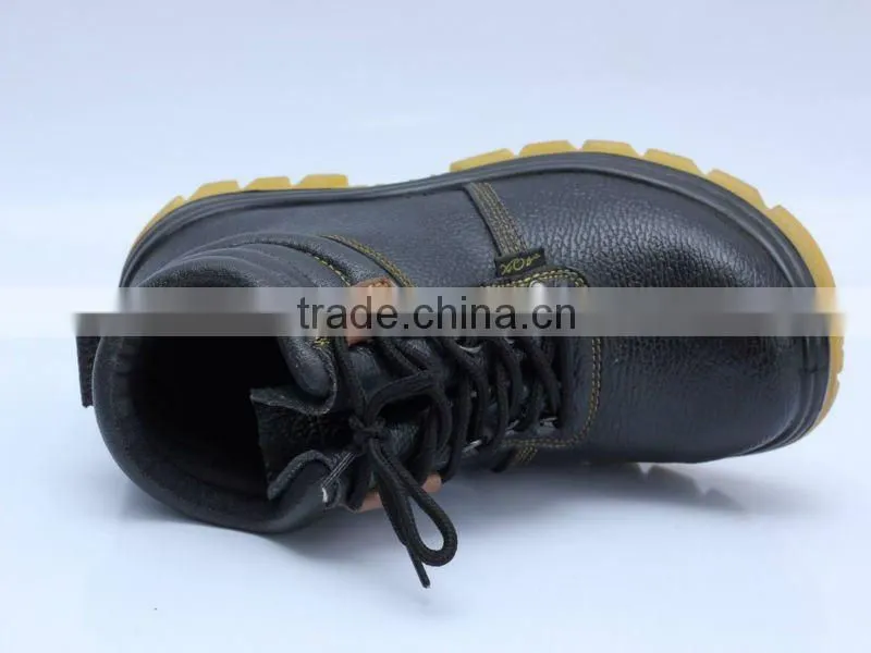 2012 hot sell fashion cow leathe safety shoes