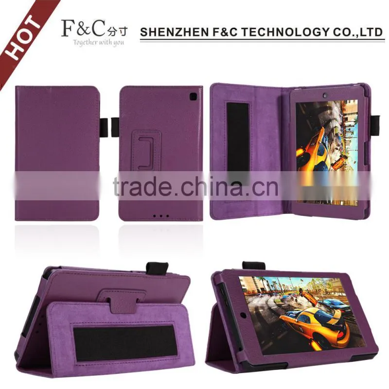 High quality pu leather case for Amazon Kindle Fire HD 6