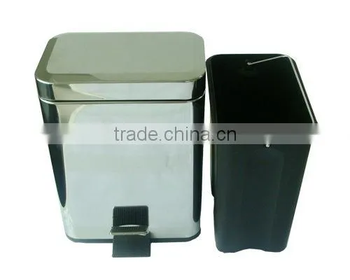 Stainless steel step can