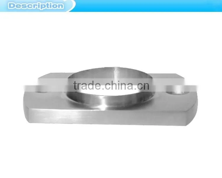 railing stainless steel square base flange handrail floor flange