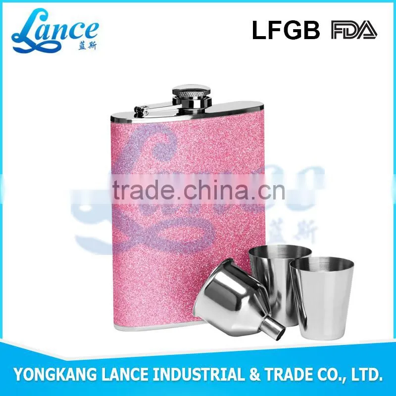 hot popular colorful hip flask 2016