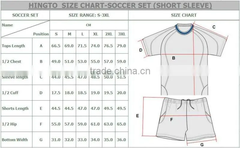 Soccer Uniforms Made 100% Cotton