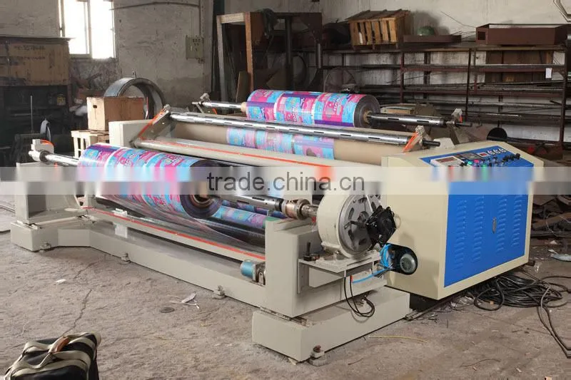 rewinder and slitter machine