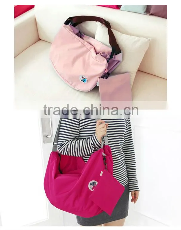 Portable bag organizer with two straps