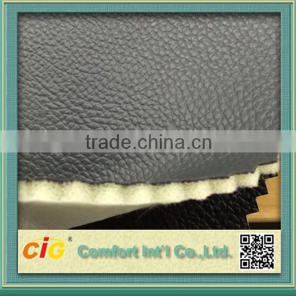 2015 Car Seat Material of Foamed Pvc Leather