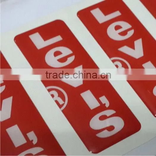 High Quality Hybrid Car Epoxy Dome Logo