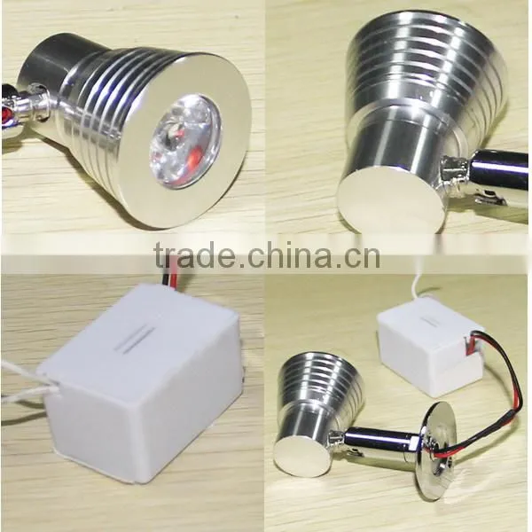 Aluminun mini hot-sale 1w led spot light