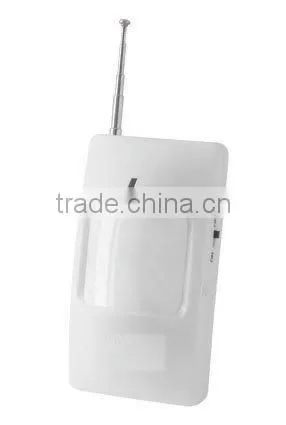 Wireless Wide Angle PIR Detector with chargeable battery