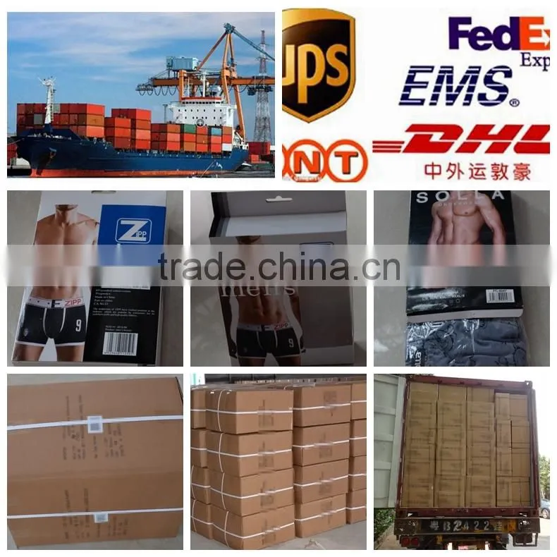 ZIPP Custom Made Wholesale Spandex Underwear Custom Logo With Factory Prices Man Boxers