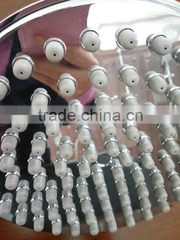 LED light fainfall hand shower head with rotated shower arm temperature control shower heads