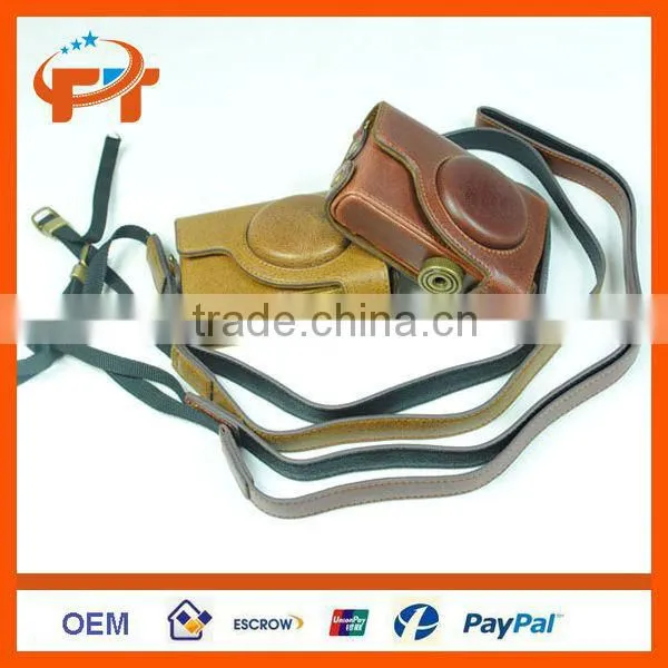 Leather camera case for Canon Powershot S110 S100
