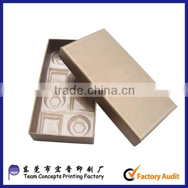 cheap beautiful chocolate gift box with dividers