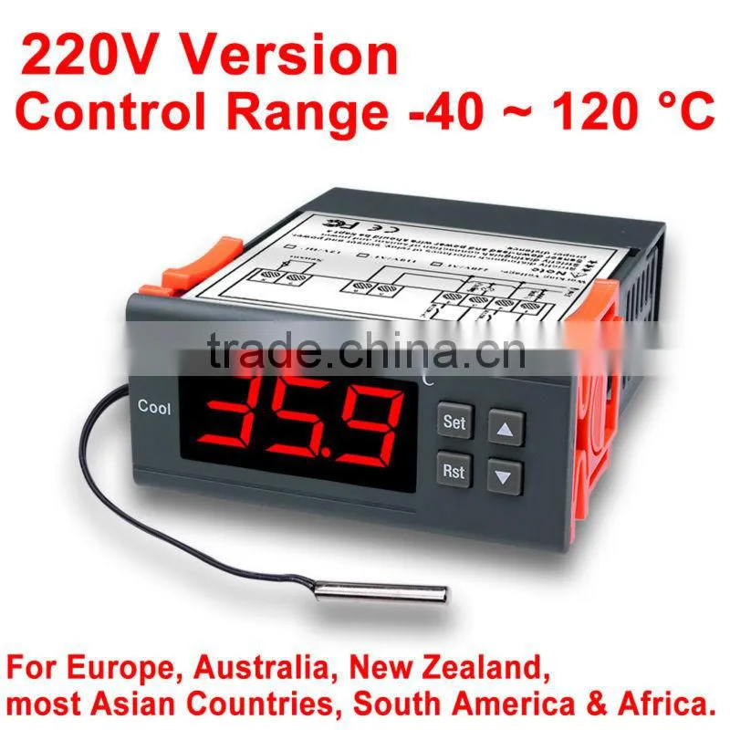 Relay 110V F 220V C Aquarium Digital Temperature Temp Controller Thermostat