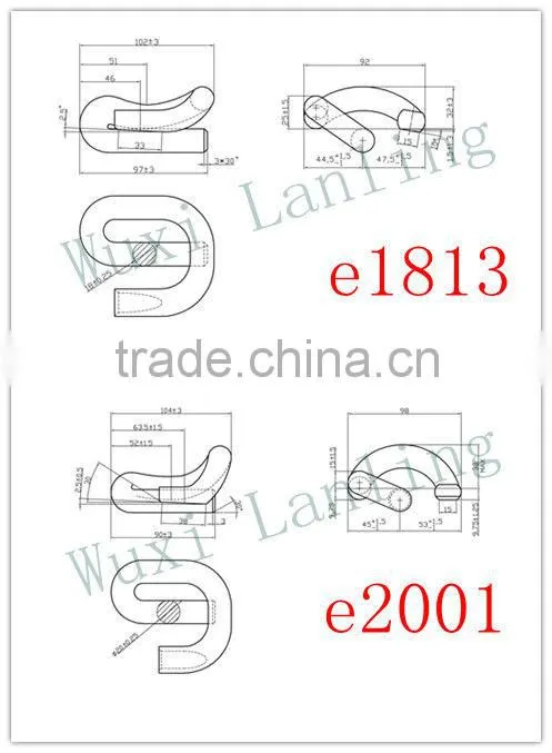 Rail clip e1804 clip used for Singapore railway