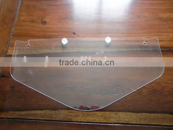 CE standard PA bracket 1.0mm PC visor safety helmet clear face visor