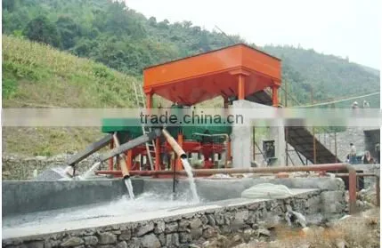 High capacity 6 to 40 tons per hour gold panning machine