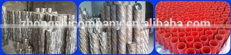 API 10D Spiral Vane Steel Solid Rigid Centralizer
