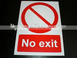 cheap but quality plastic ''FIRE ALARM CALL POINT'' sign (M-CS080)