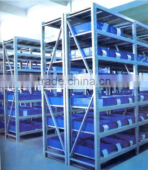 Longspan shelving for warehouse storage