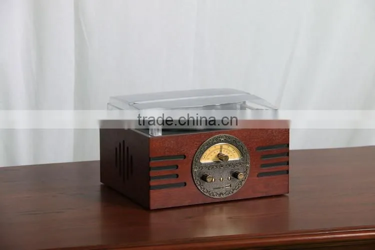 Audio LP Player belt driver USB turntable /Vinyl turntable with usb sd mmc mp3 player