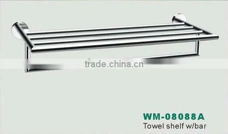 ottone accessori bagno asciugamano mensola