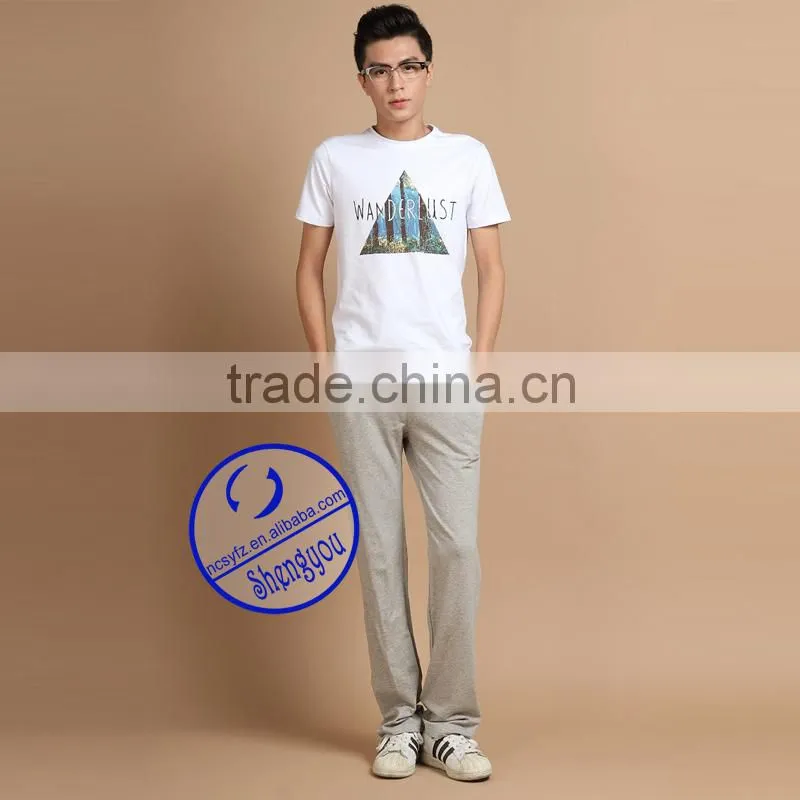 Wholesale new design men's custom jogger sweatpants