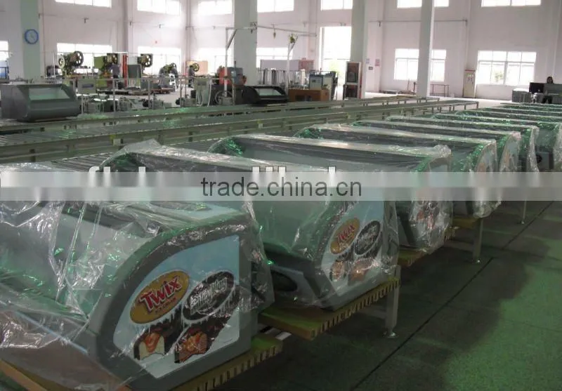 three layers showcase freezer,super market freezer,ice cream freezer,one layer showcase freezer, multilayer showcase