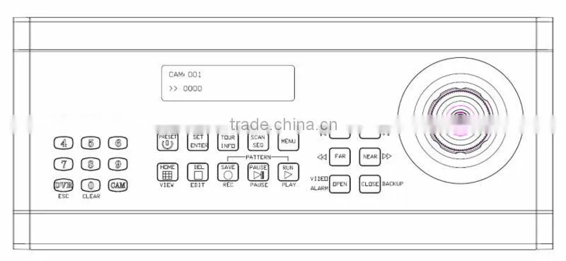 Intelligent Universal 6 axis USB PTZ Keyboard Controller