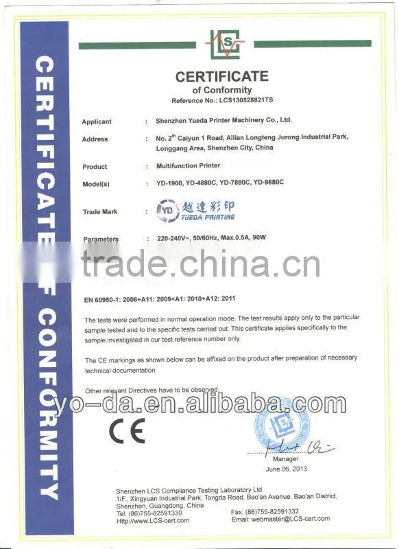 Industrial inkjet a2 size digital print tiles for sale