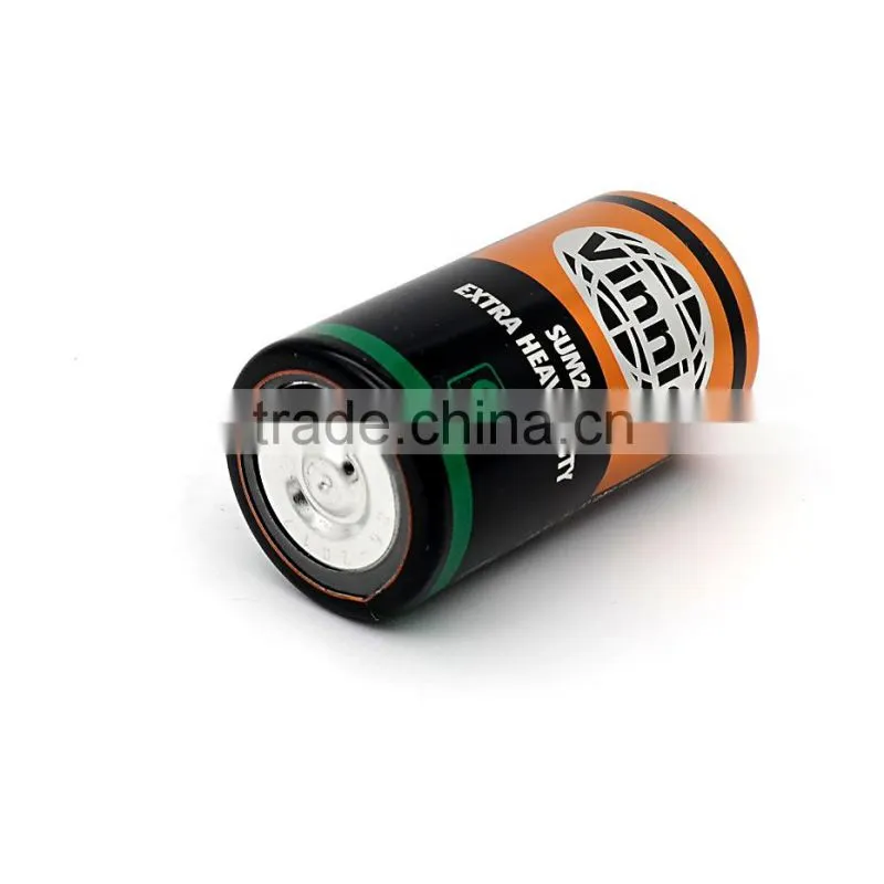 R14P sum2 C size 0% Lead Zinc Chloride Dry Battery Water heaters use
