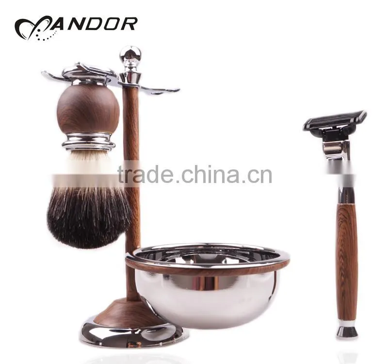 Hot sell best badger shaving brush kit